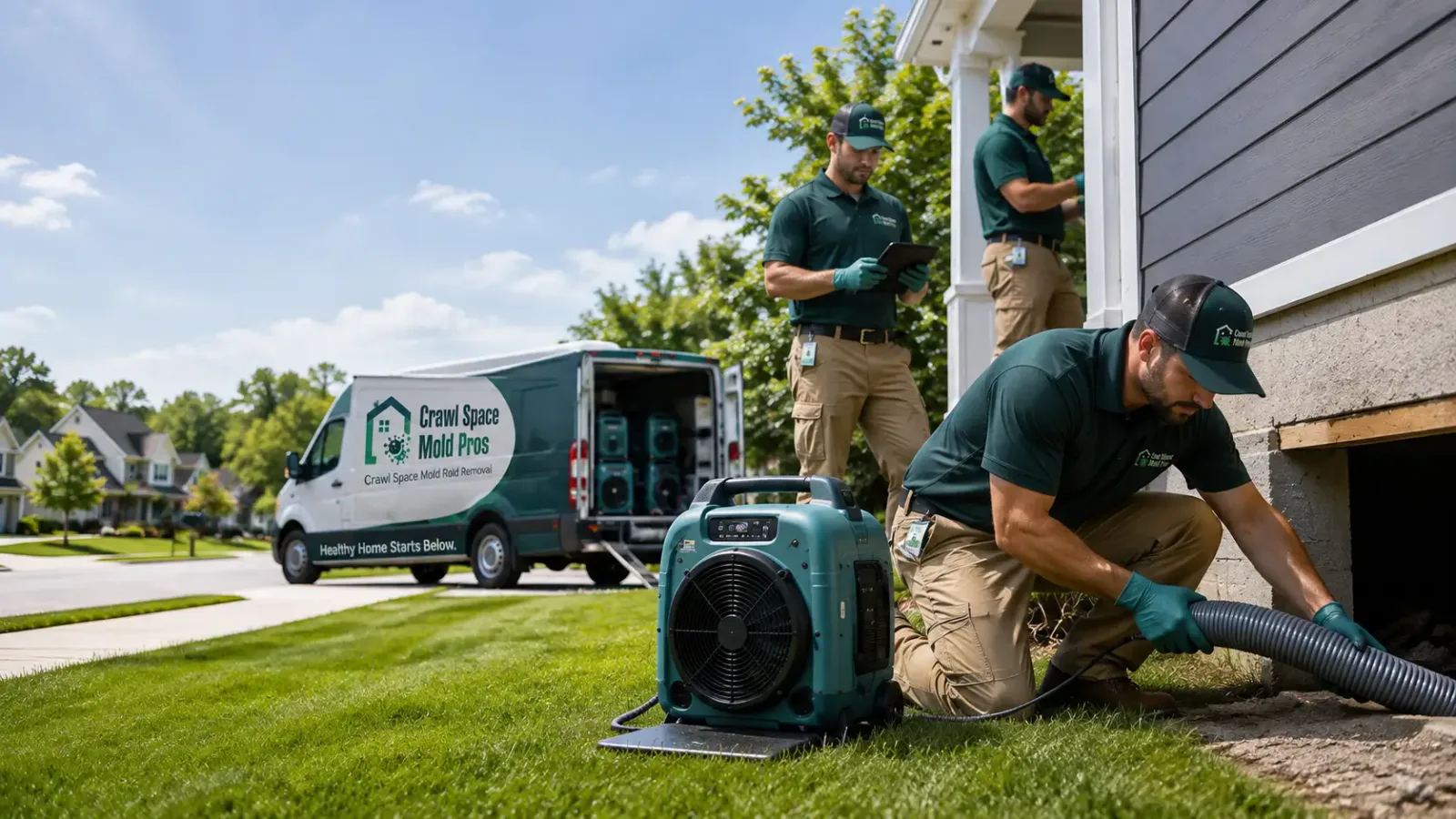 Crawl Space Mold Removal in Dennis, TX